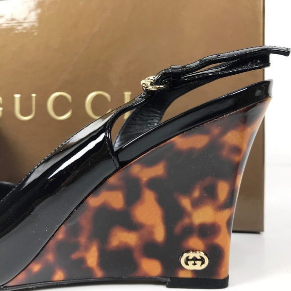 Gucci Patent Leather and Leopard Heel size 7 - Picture 4 of 6